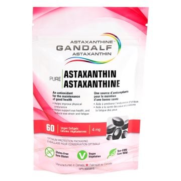 Astaxanthine canadienne 4 mg