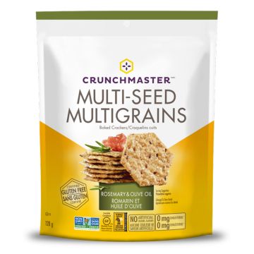 Craquelins multi-grains romarin et huile d'olive sans gluten