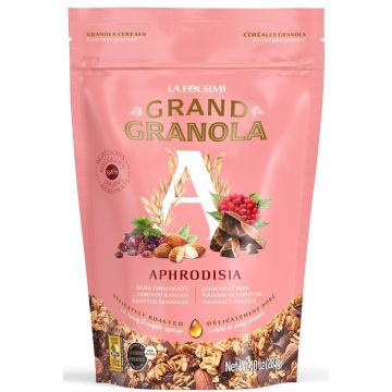 Grand Granola Aphrodisia - Dark chocolate, corinth raisins, roasted almonds