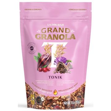 Grand Granola Tonik - Chocolat espresso, canneberges séchées, cacao