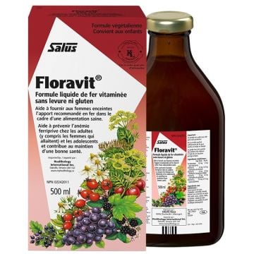 Floravit - Formule liquide de fer vitaminée sans levure ni gluten