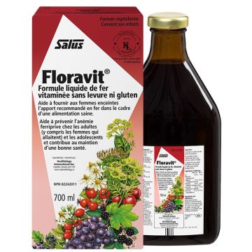 Floravit - Formule liquide de fer vitaminée sans levure ni gluten