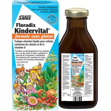 Kindervital - Tonique vitaminé liquide pour enfants sans gluten