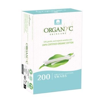 Organic cotton swabs