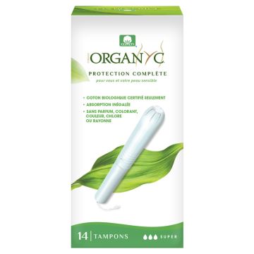 Tampons - Super 100% coton biologique