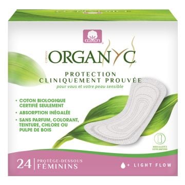 Panty liners - Light 100% organic cotton