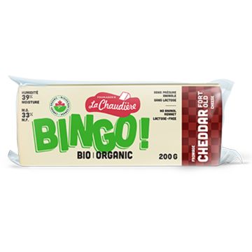 Bingo Organic Cheese - Old Cheddar