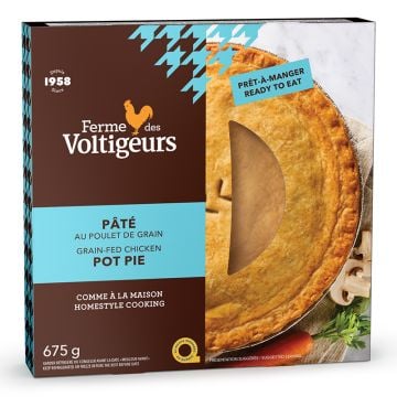 Frozen Grain-fed Chicken Pie - 8 in