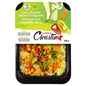 Curry de pois chiches et légumes