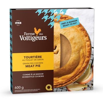 Tourtière au poulet de grain