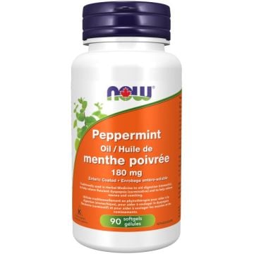 Huile de menthe poivrée 180 mg