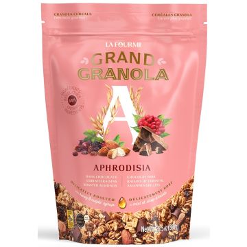 Grand Granola Aphrodisia - Chocolat noir, raisins de corinthe, amandes grillées