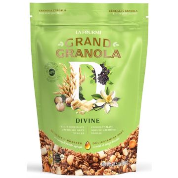 Grand Granola Divine - Chocolat blanc, noix de macadamia, vanille