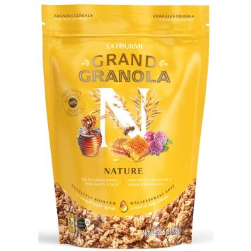 Grand Granola Nature - Miel de fleurs sauvages et sirop d'érable