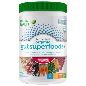 Fermented organic gut Superfoods+ - Summer Berries and Pomegranate