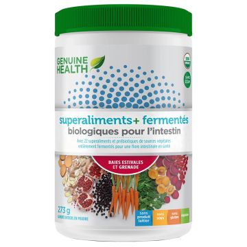 Superaliments+ fermentés biologiques - Baies estivales et grenade