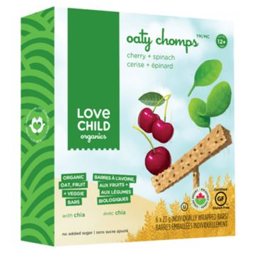 Organic bars - Cherry and spinach oats