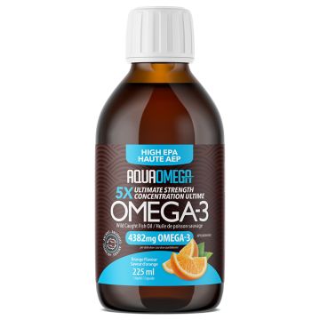 Oméga-3 liquide Haute AEP 4382 mg saveur orange