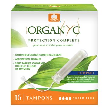 Tampons - Super Plus 100% Organic Cotton