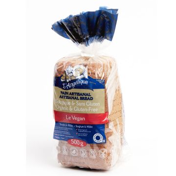 Pain surgelé sorgho millet biologique sans gluten Le Végan