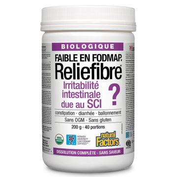 Reliefibre biologique sans saveur -  En poudre 