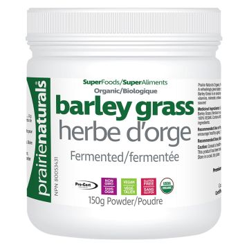 Herbe orge biologique fermentée -  En poudre