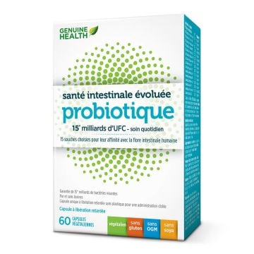 Santé intestinale évoluée - Probiotique 15 milliards d'UFC