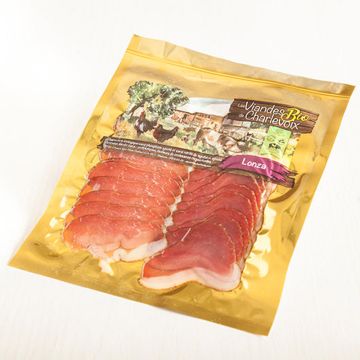 Organic cured meats - Sliced ​​La Lonza sausage