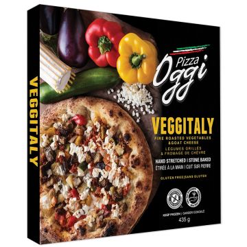 Gluten free pizza Veggitaly - Fire roasted vegetables & goat cheese