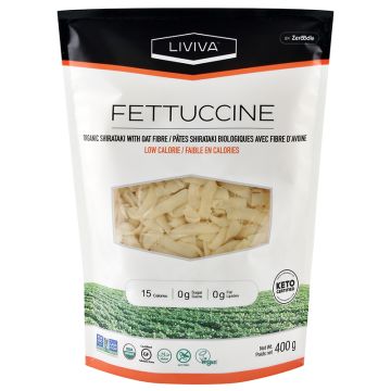 Organic Shirataki Pasta with Oat Fibre - Fettuccine