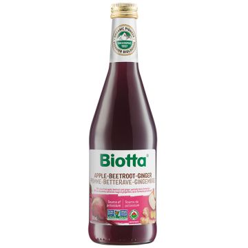 Jus biologique Pomme betterave gingembre