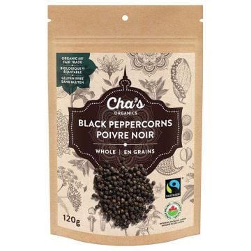 Whole Black Peppercorns