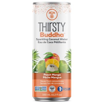 Sparkling coconut water - Peach Mango