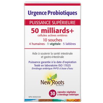 Probiotiques - Urgence probiotiques 50 milliards+