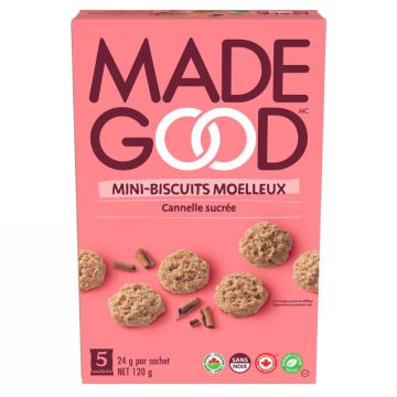 Organic soft baked mini cookies - Sweet cinnamon