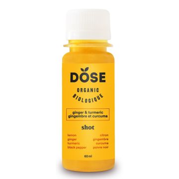 Shot énergie et immunité - Gingembre et curcuma biologiques