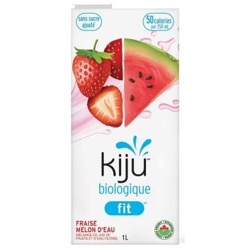 Jus biologique Fit - Fraise et melon d'eau