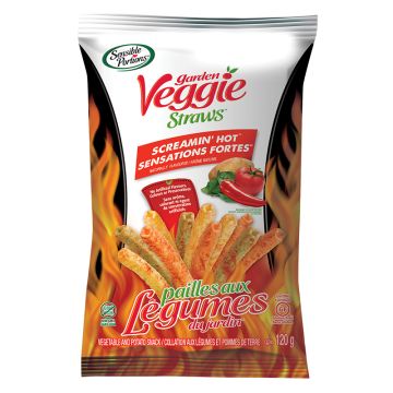 Garden Veggie Straws - Screamin' Hot