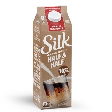 Boisson avoine et noix de coco -  Half et Half pour café 10,5% gras