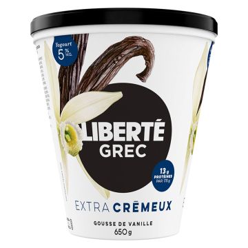 5% Vanilla Bean Greek Yogurt