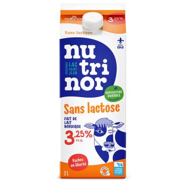 Lait nordique sans lactose 3,25%