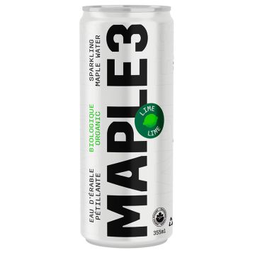  Organic sparkling maple water - Lime