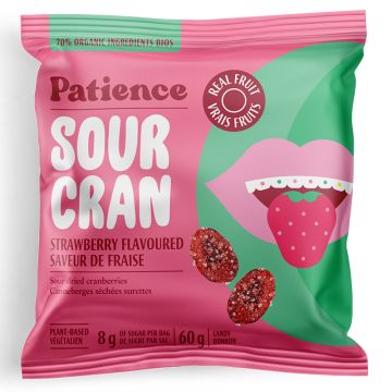 Dried cranberries Sour Cran Candy - Sour strawberry flavoured