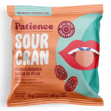 Dried cranberries Sour Cran Candy - Sour Peach flavoured