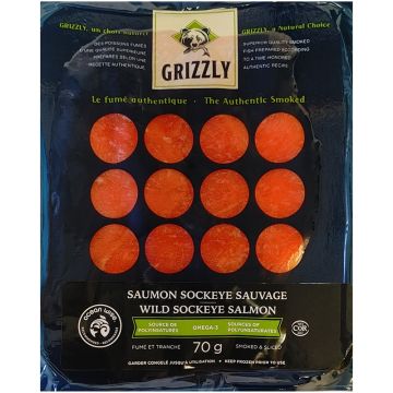 Salmon - Sliced ​​wild sockeye