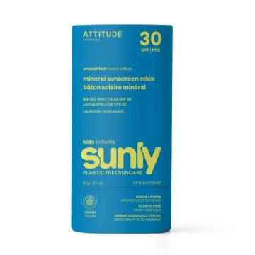 Bâton solaire minéral hypoallergénique pour enfants FPS30 - Sans odeur