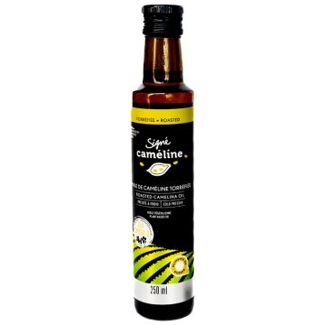 Roasted camelina oil