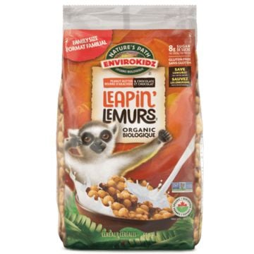 Organic Peanut Butter and Chocolate Envirokidz Leapin’ Lemurs Eco Pac Cereal