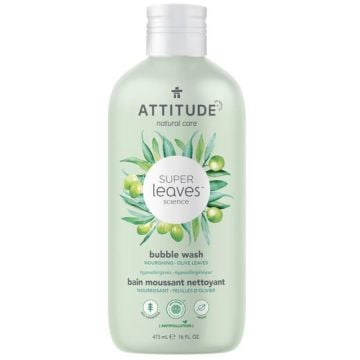 Super leaves - Bain moussant nettoyant feuilles d'olivier