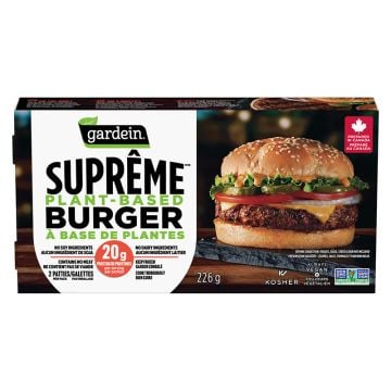 Burgers végétaliens Suprême surgelés